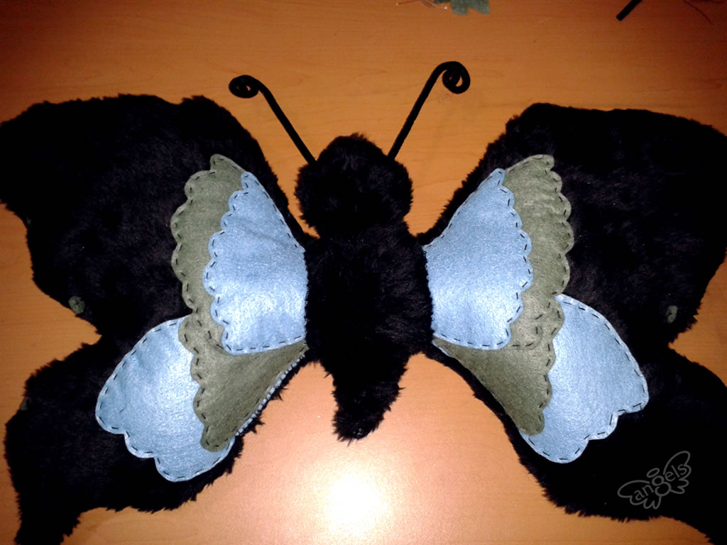 mariposa de peluche - angelsproject